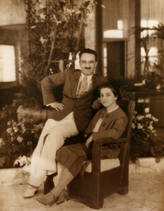 Mikoyan and his wife, Ashkhen