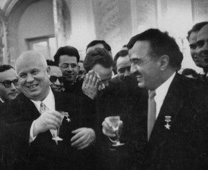 Khruschev and Mikoyan