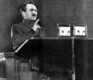 Mikoyan Giving a Speech, 1930s